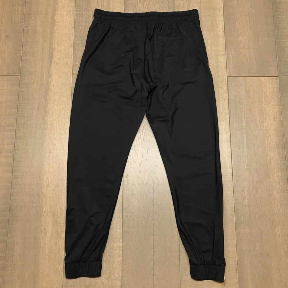 Zyia Active Everywhere Joggers Pants Womens Size L Black Ankle Zipper Travel Gym - Picture 2 of 11